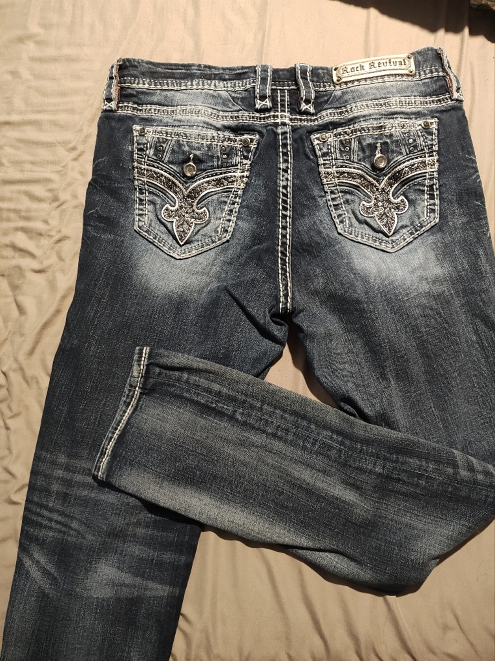 Dark Wash Women's Rock Revival Jeans